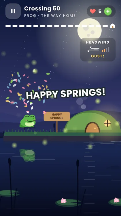 Arriving home at Happy Springs
